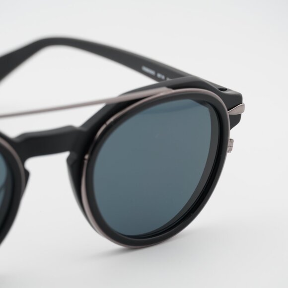 Rag & Bone RNB6006/S 0807 IR Sunglasses Black Square Frame, Smoke Lenses - Picture 2 of 9